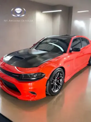 Red Dodge Charger Hellcat