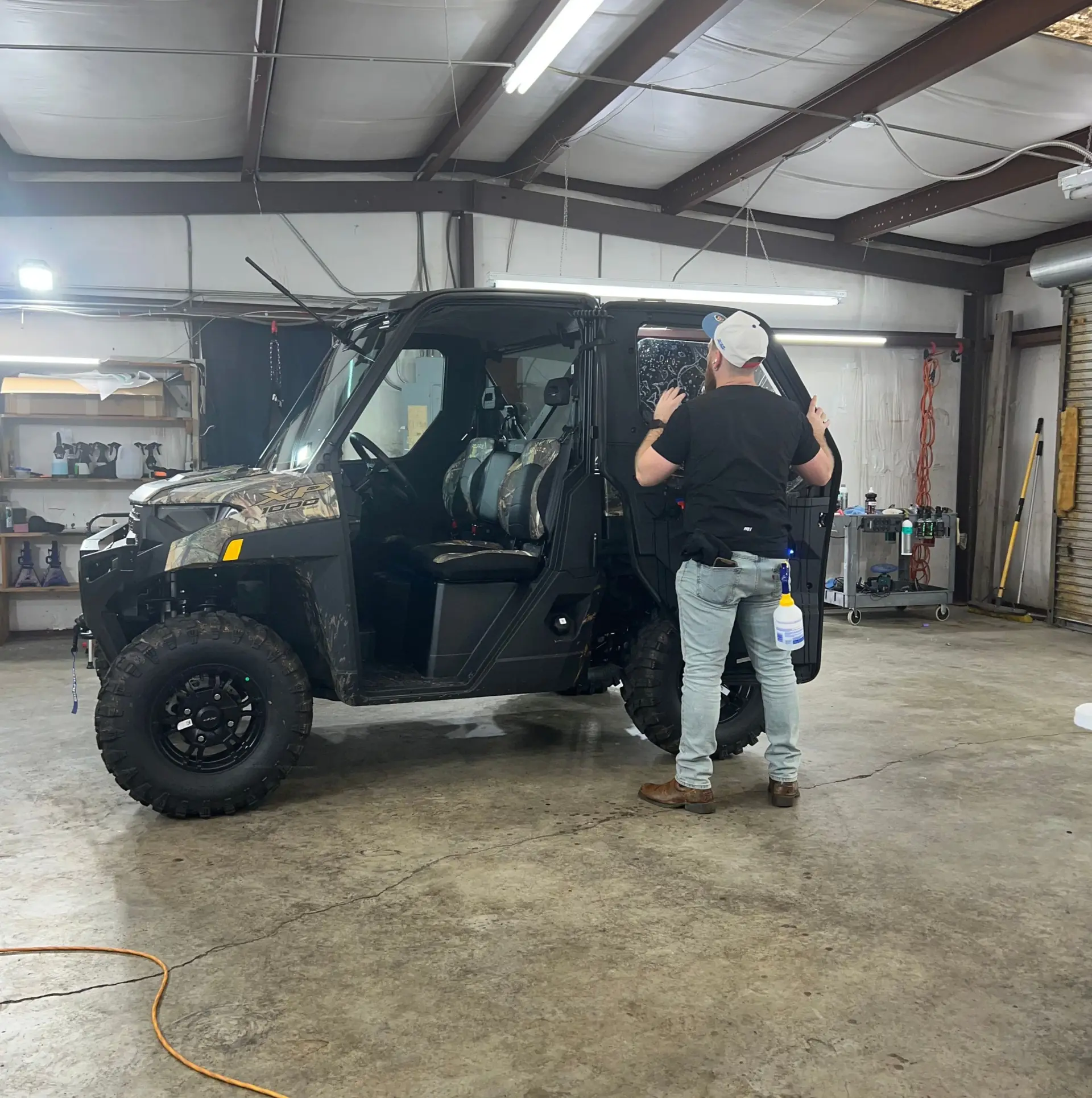 Polaris XP1000 studio tint install